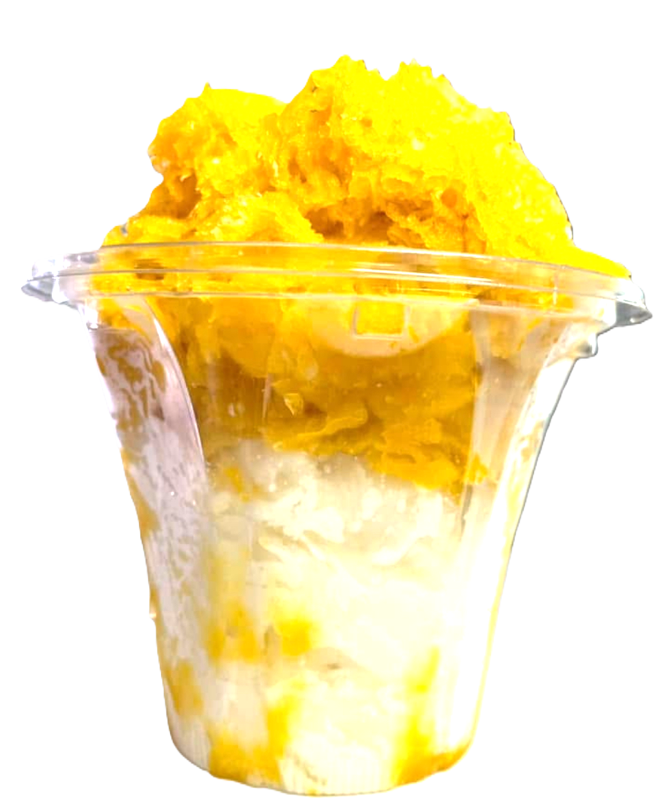 マンゴー風味かき氷