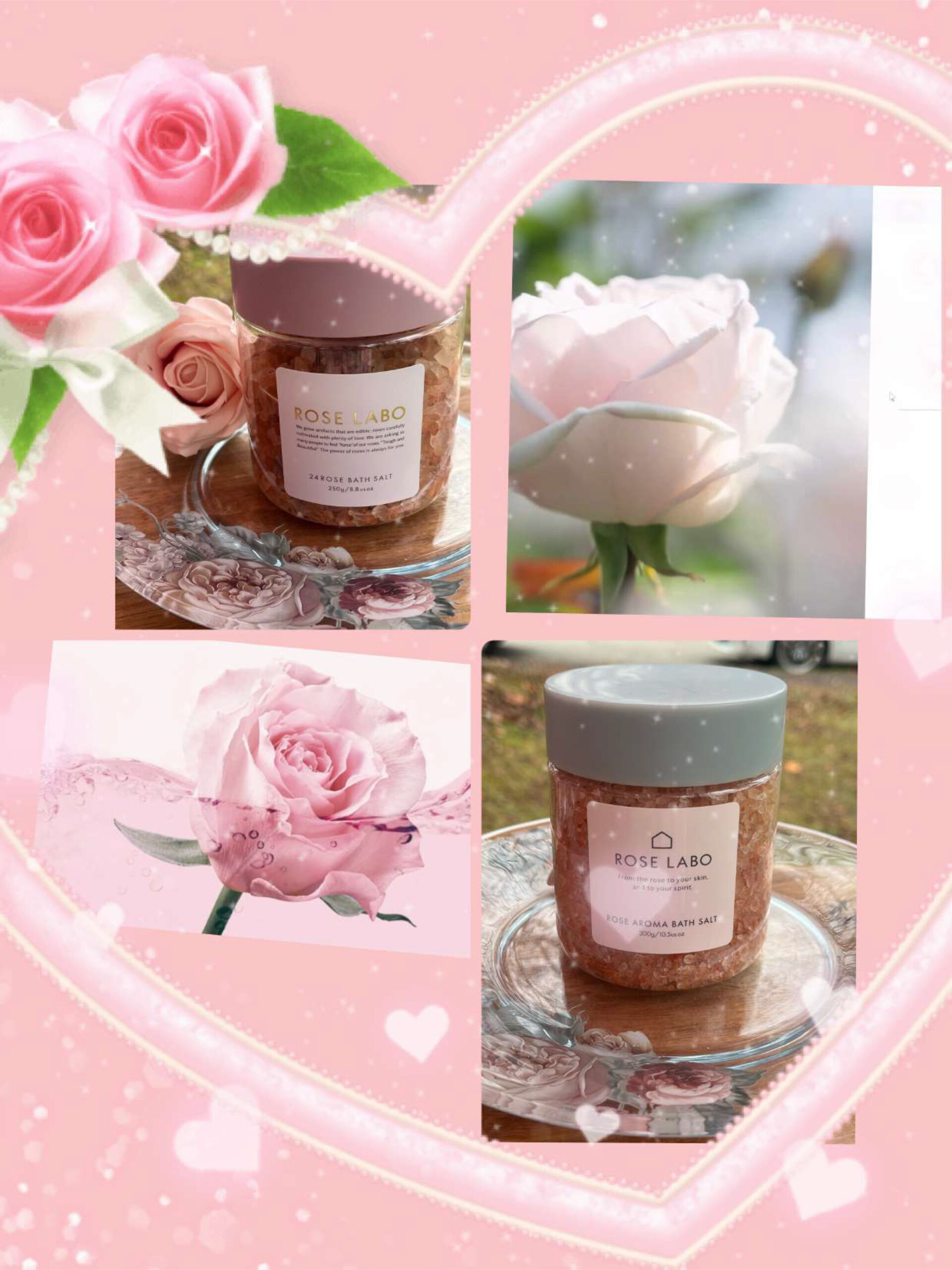 天然ローズアロマバスソルト