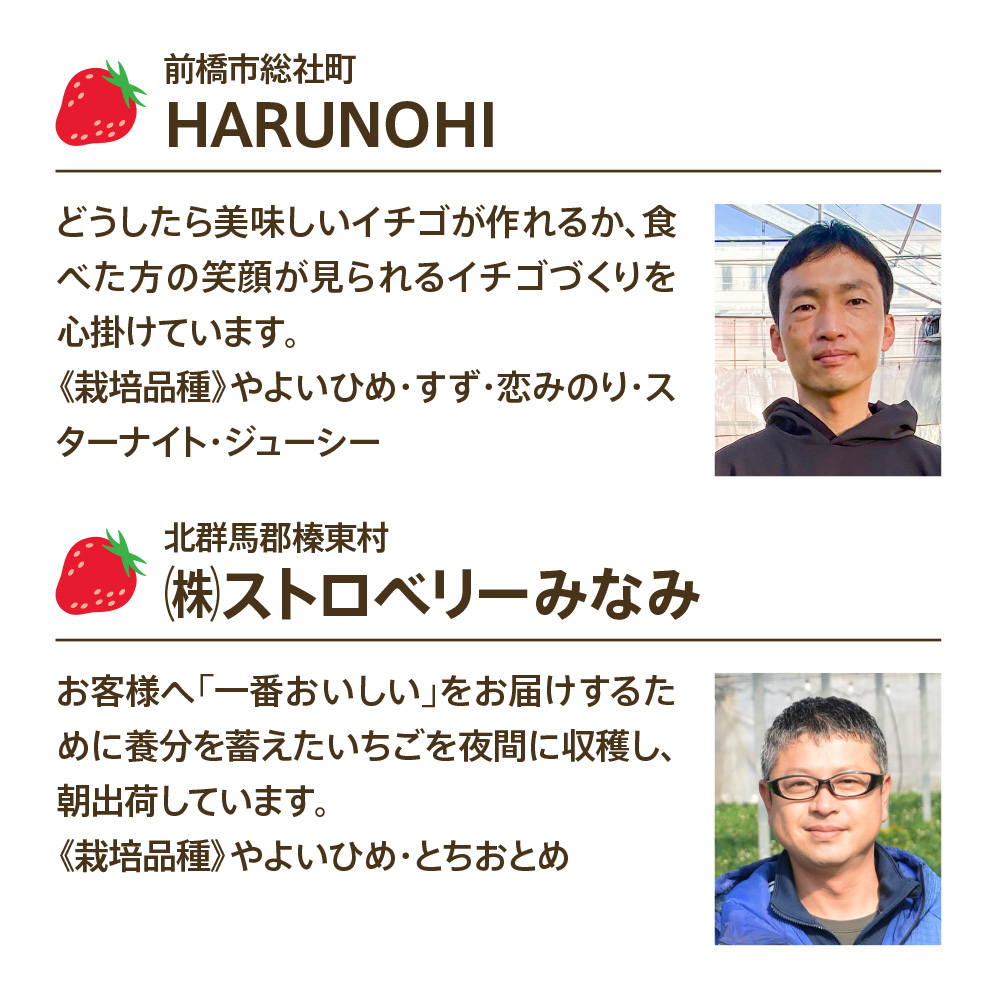 いちご農家さん ご紹介!!