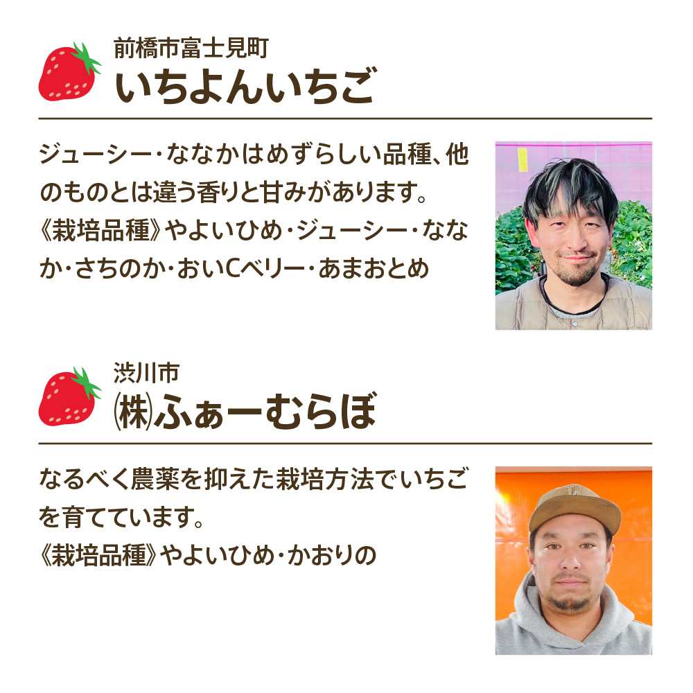いちご農家さん ご紹介!!